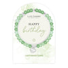 Life Charms Green and Crystal Happy Birthday Affirmations Bracelet - More Than Just a Gift | Narborough Hall