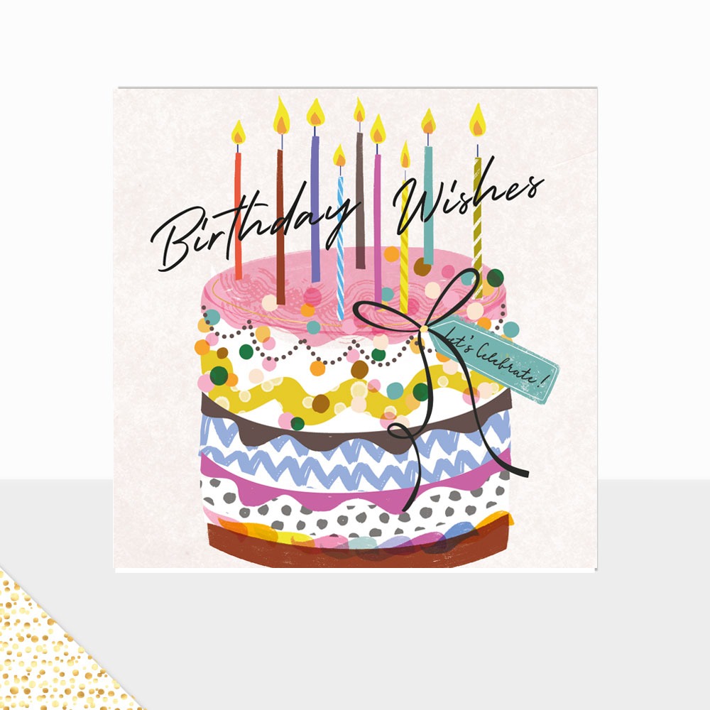 Aurora Birthday Cake Card