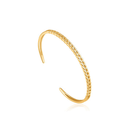 Ania Haie Gold Curb Chain Cuff