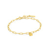 Ania Haie Gold Chunky Chain Padlock Bracelet