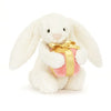 Jellycat Bashful Bunny with Present Little