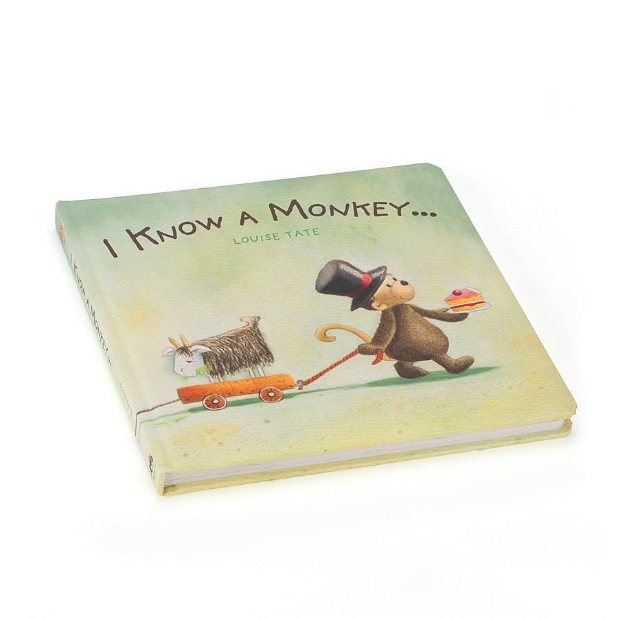 Jellycat I Know a Monkey Book