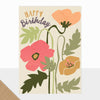 Bloom Happy Birthday Poppies Card