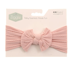 Ziggle Rose Pink Top Bow Turban Headband - More Than Just a Gift | Narborough Hall