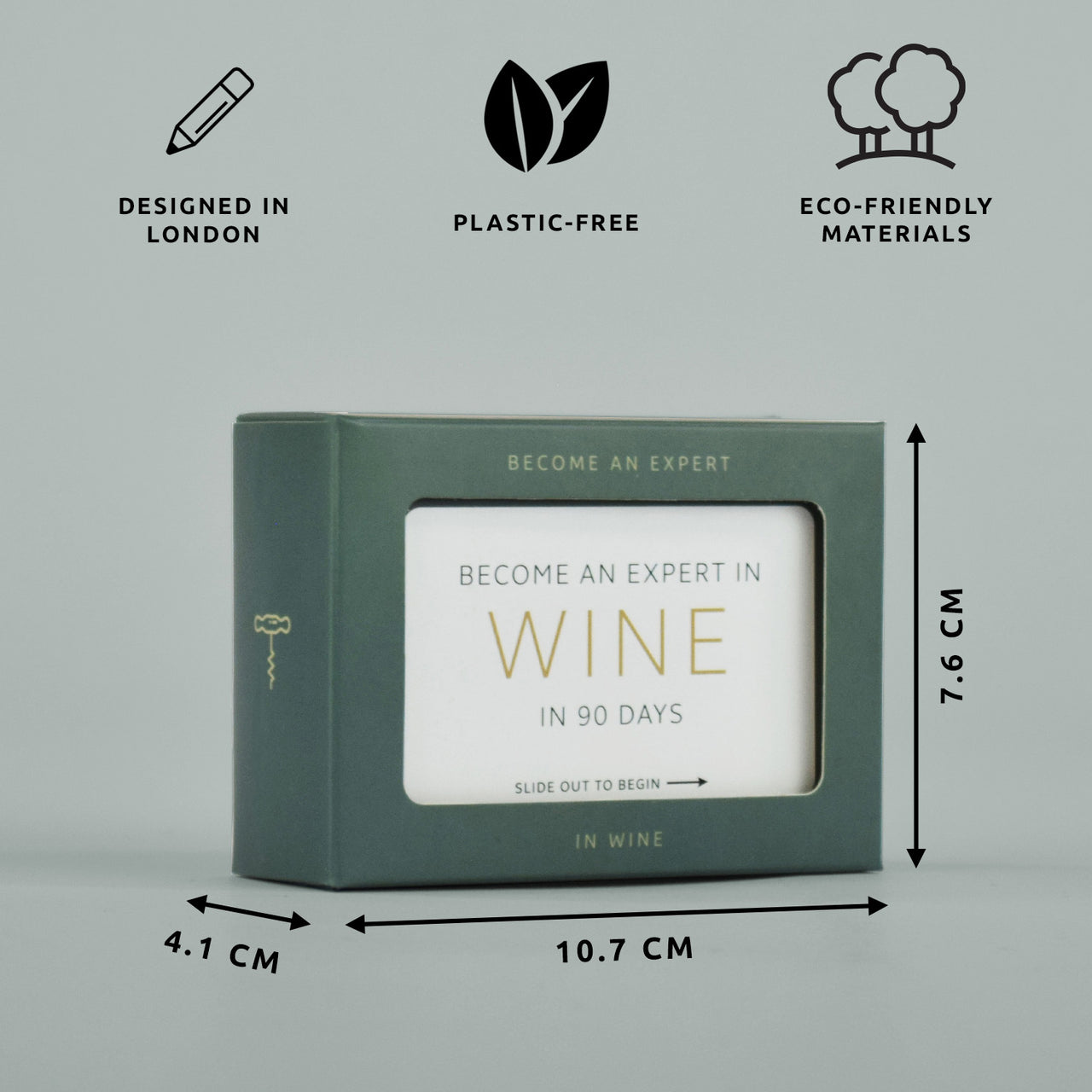 Pikkii - Become an Expert in Wine in 90 Days Slide Box | Wine Gift