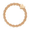 Gold Metallic Gold Heart Bangle Band