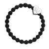 ByEloise Bangle Band With Silver Heart - Black