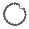 ByEloise Bangle Band With Silver Heart - Storm Grey