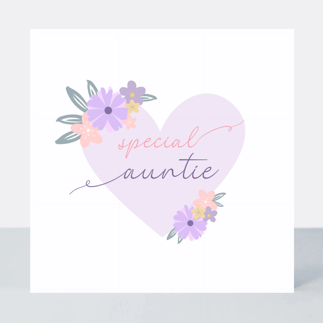 Lavender Haze Special Auntie Card