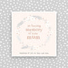 Molly Mae Loving Memory Of Your Mum Card