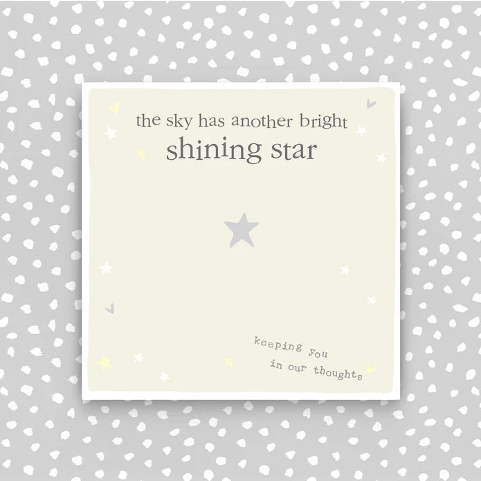 Shining Star - Child Condolence Card