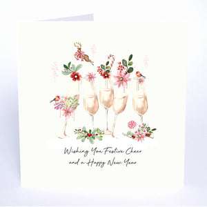 Five Dollar Shake Wishing You Festive Cheer and a Happy New Year Christmas Card