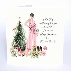 Five Dollar Shake I Am Only A Morning Person On The Christmas Card