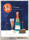 Cobalt Happy Birthday 50