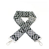 Canvas Bag Strap - Geometric Black
