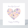 Lavender Haze Beautiful Friend Birthday Card