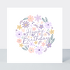 Lavender Haze Happy Birthday Circle Card