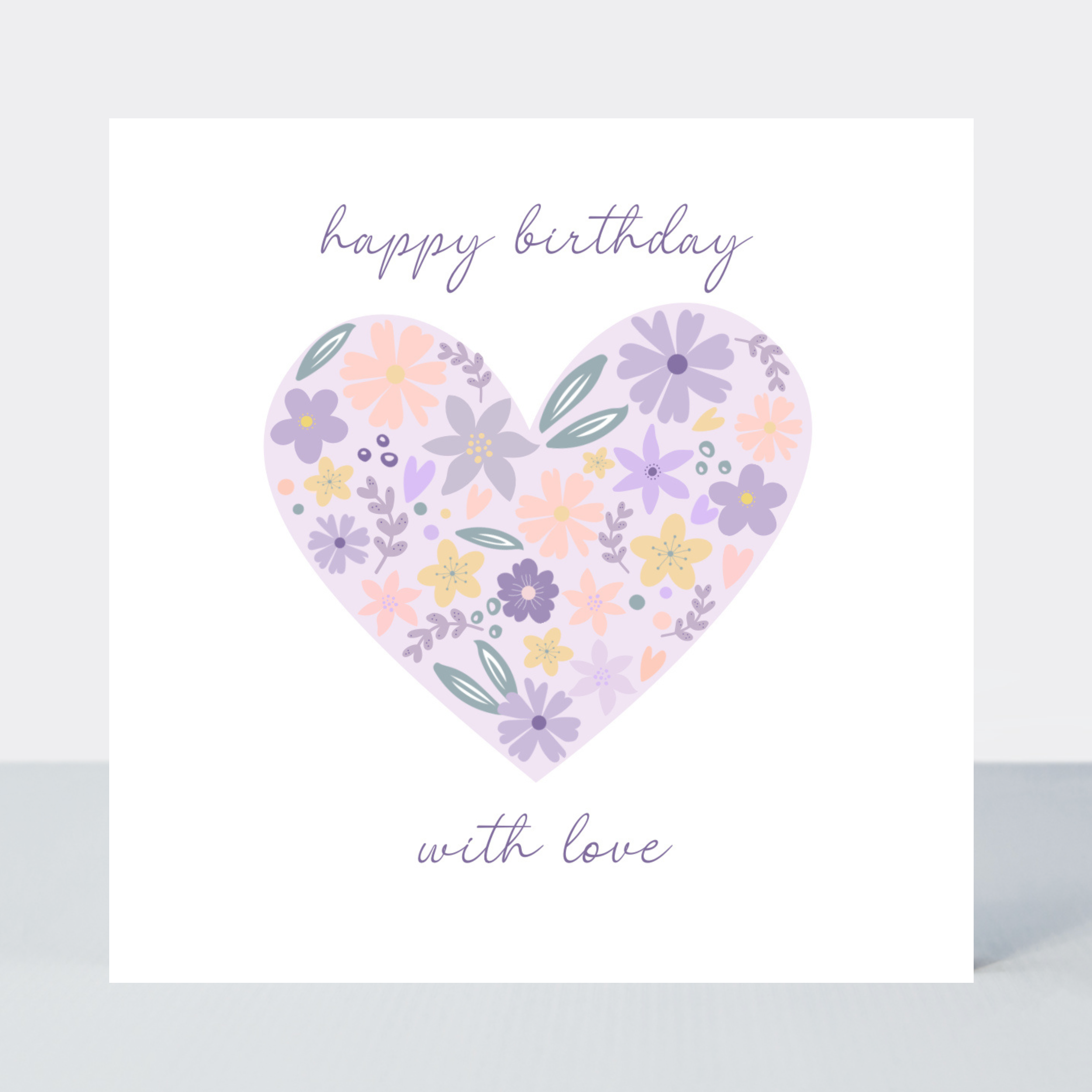 Lavender Haze With Love Birthday Card