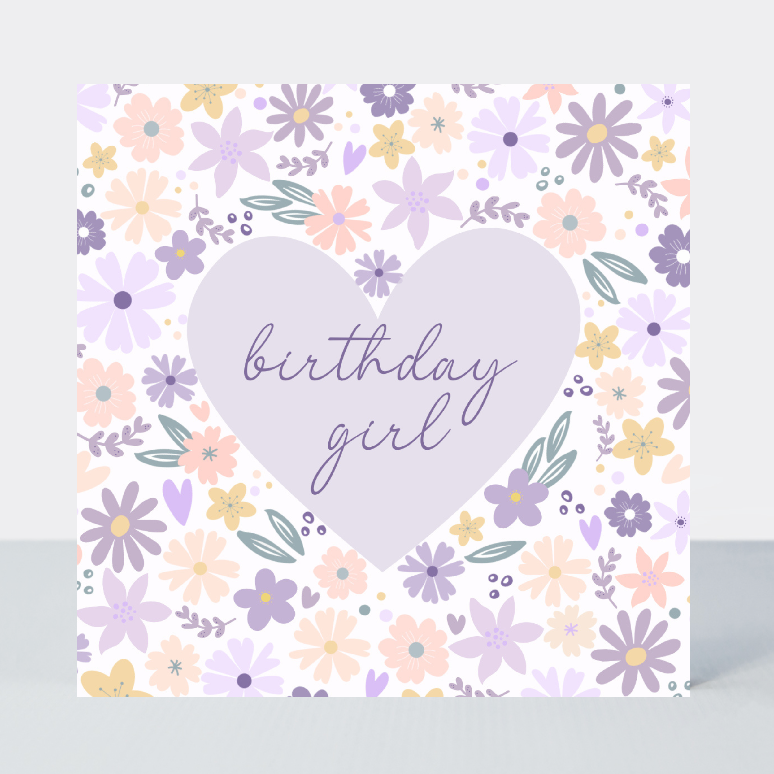 Lavender Haze Birthday Girl Birthday Card