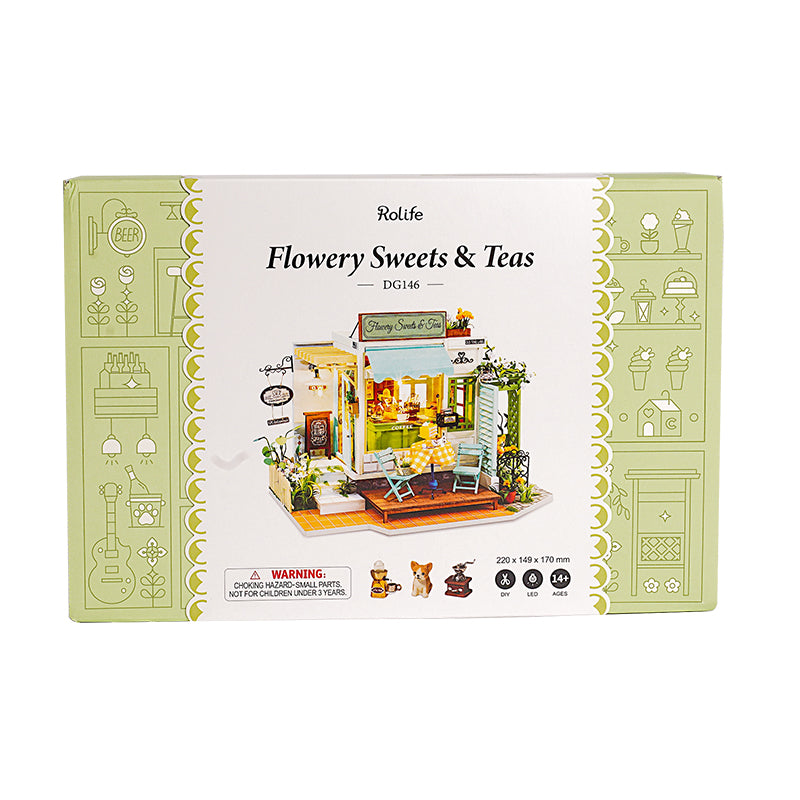 Rolife Flowery Sweets and Teas DIY Model Kit
