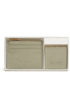 Alice Wheeler Pistachio Purse & Mirror Gift Set