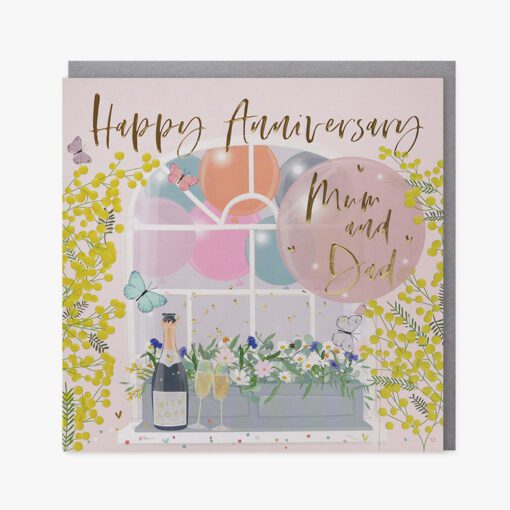 Elle Happy Anniversary Mum & Dad Card