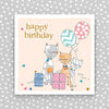 Happy Birthday Card - Cats