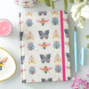 Floral Bug Print A5 Notebook