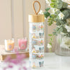 Floral Bug Print Glass Water Bottles
