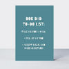 Checklist Dog Dad To-Do List Card