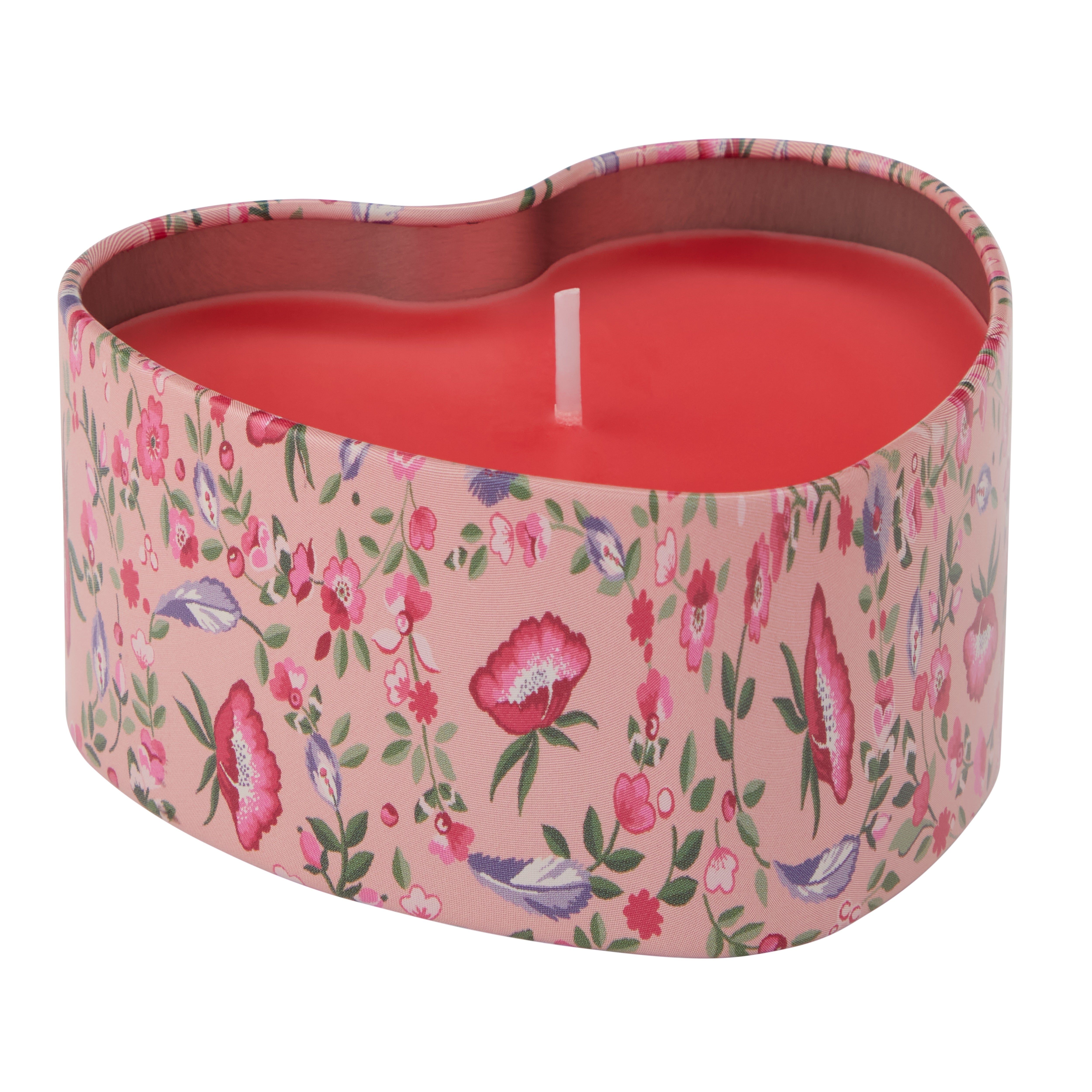 Cath Kidston Wild Flowers Wild Women Heart Tin Candle