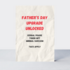 Premium Package Father's Day Upgrade Card