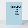 Total Legend Grandad Card