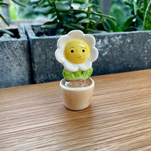 Happy Flower in a Pot Decoration - Small