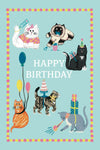 Cat Happy Birthday Not Today Tuesday Card