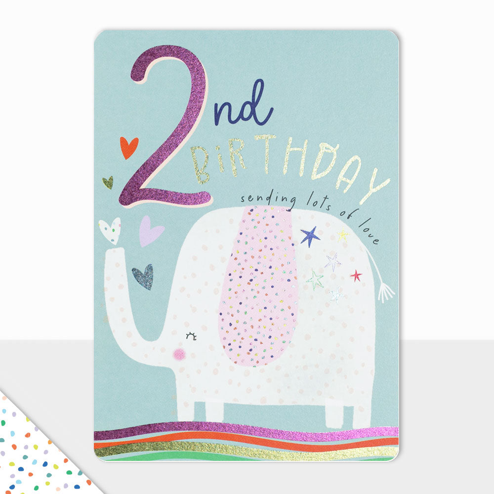 Goodies Age 2 Elephant Card