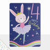 Goodies Happy 4th Birthday Ballerina Card