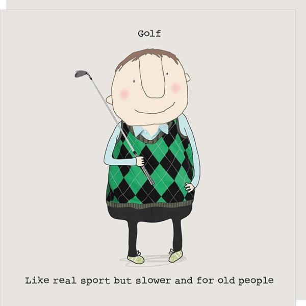 Rosie Made a Thing Golf Card