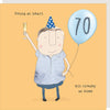 Rosie Made a Thing Young at Heart 70 Card