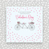 Molly Mae To my wonderful husband with all my love on Valentine's Day Greeting Card - tandem bike