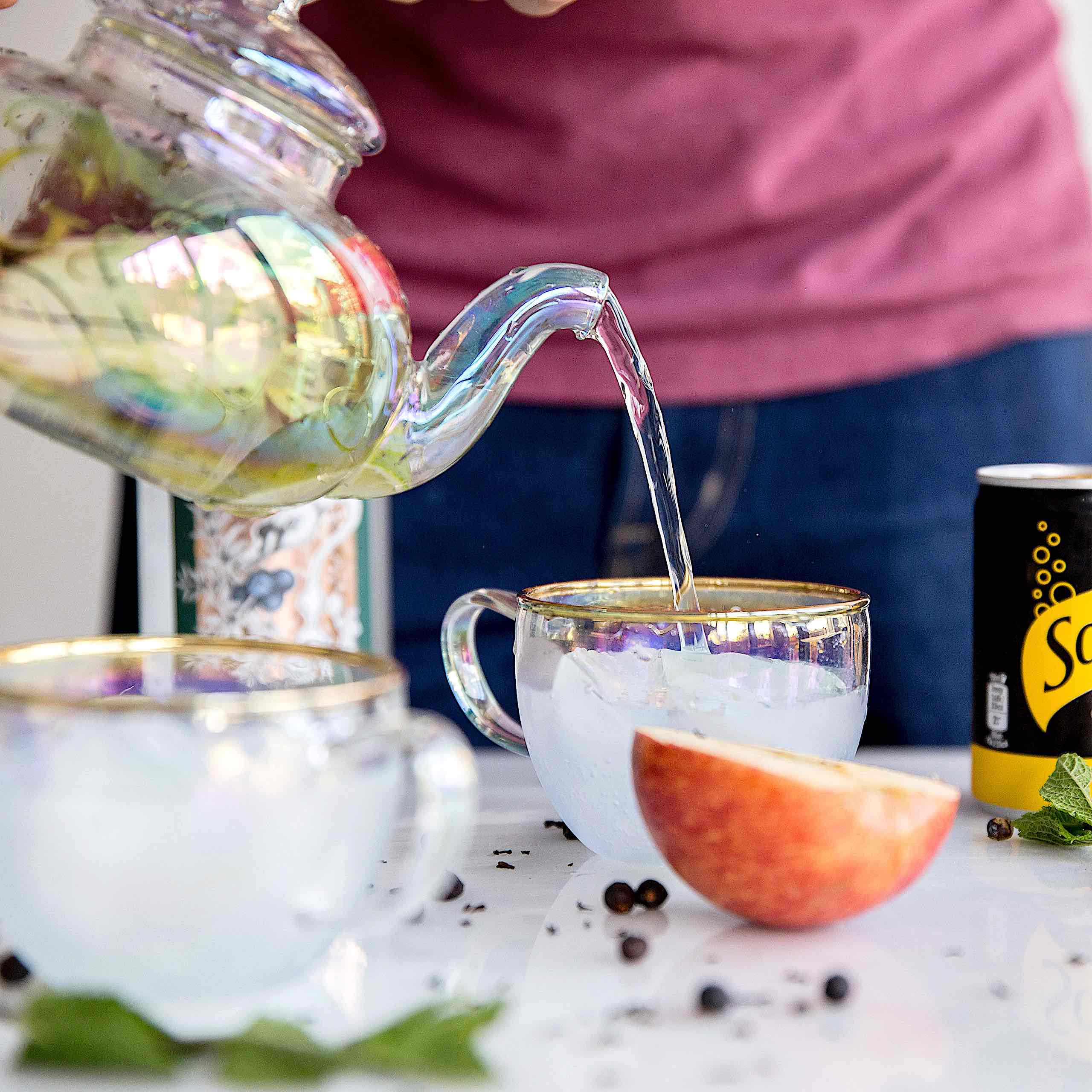 Root 7 'G & Tea' Gin Cocktail Teapot and Cups Set