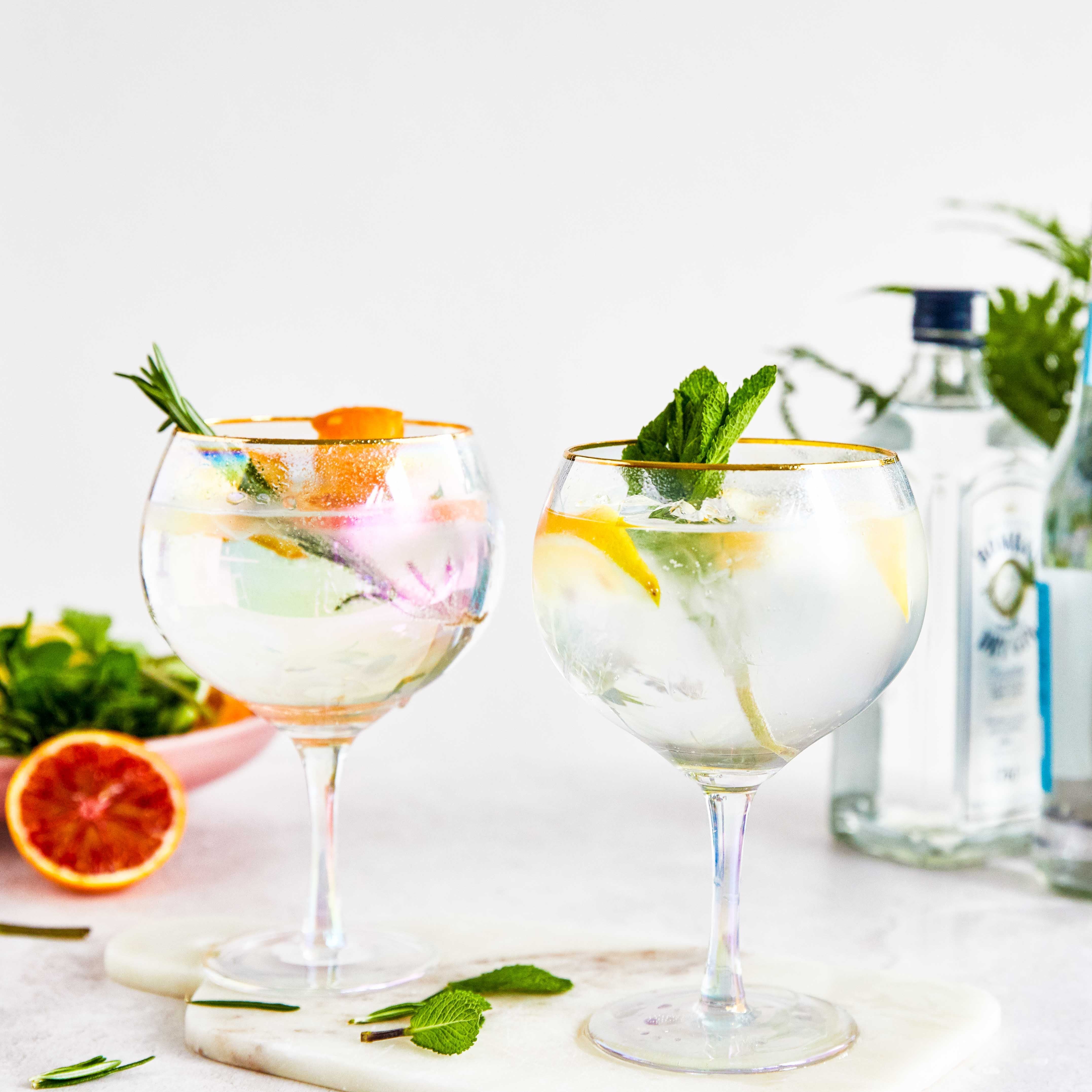 Root 7 Iridescent Gin Balloon Glasses Set of 2