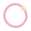 ByEloise Bangle Band With Gold Heart - Ballet Pink