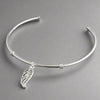 Sterling Silver Angel Wing Bangle