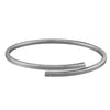 Sterling Silver Hollow Crossover Bangle