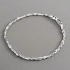 Sterling Silver Bead & Snake Chain Plaited Bracelet