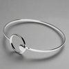 Sterling Silver Circles Bangle