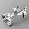 Iris & Miel Sterling Silver Hummingbird Stud Earrings