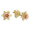 Iris & Miel Sterling Silver Daffodil Stud Earrings