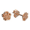 Iris & Miel Sterling Silver Rose Stud Earrings
